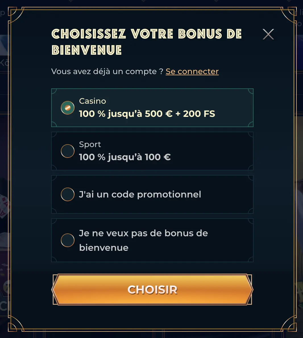 Monster Win Casino Inscription